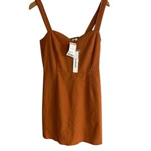 Workshop Republic Clothing Terracotta Mini Dress
